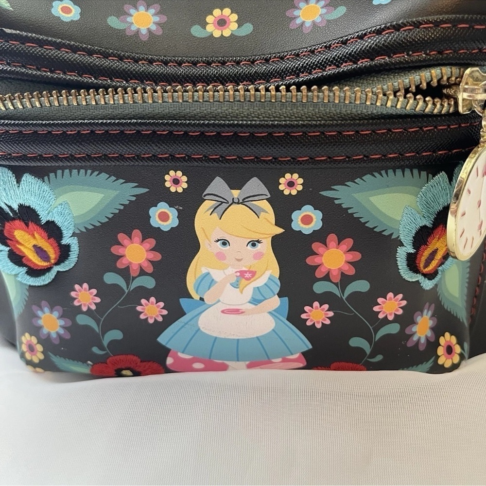 Loungefly Disney Alice In Wonderland Mini Backpack*READ* - Picture 3 of 11